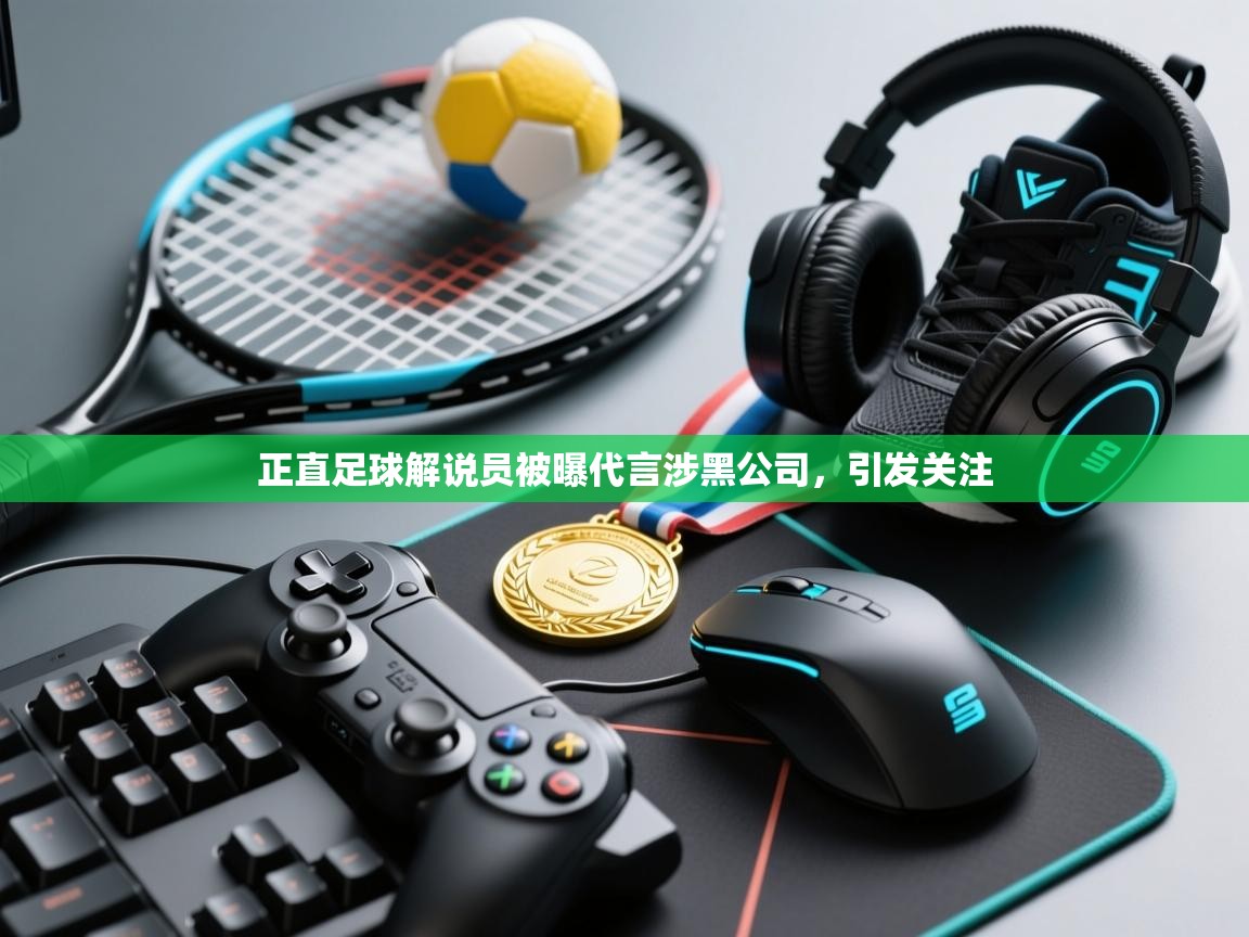 正直足球解说员被曝代言涉黑公司，引发关注  第1张