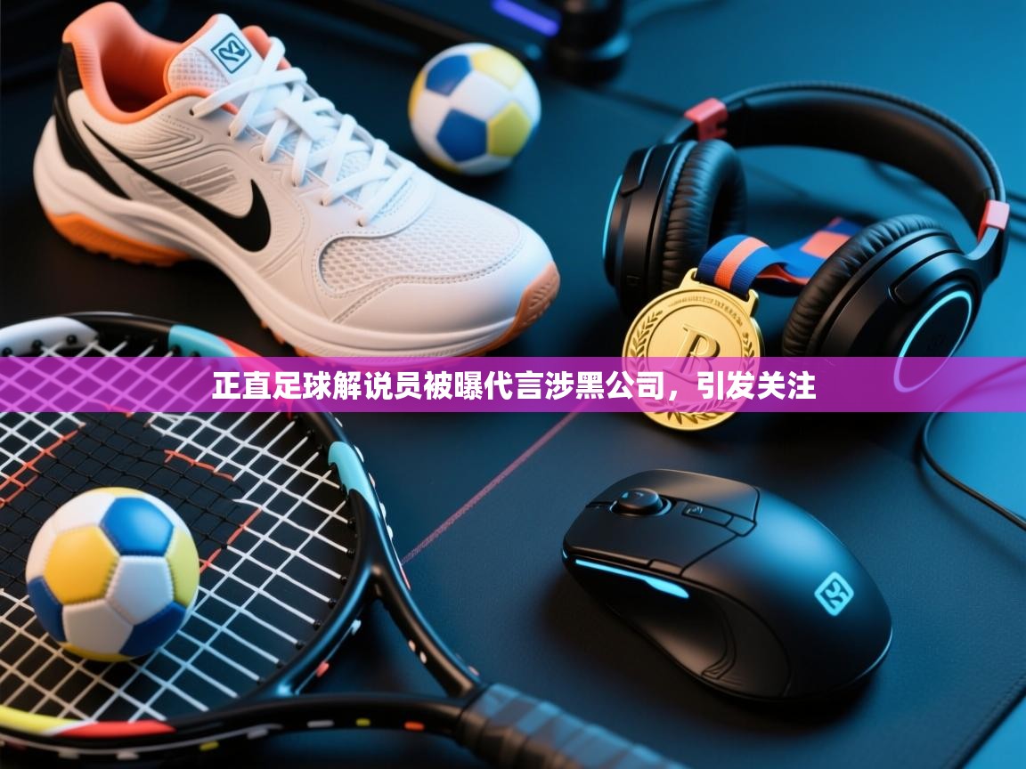 正直足球解说员被曝代言涉黑公司，引发关注  第2张